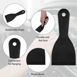 Lot De 12 Couteaux à Mastic, Spatule En Plastique, Outils De Grattoir à Peinture Pour Décalcomanies, Papier Peint, Chariots à Pâtisserie 1,5/2/3/ 4/ 6/ 8 Pouces -Pas Cher Pro Bricoleur Magasin 94637726 3