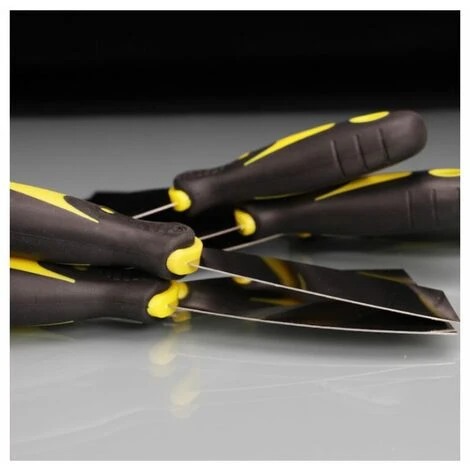 Couteau à Mastic Bicolore En Acier Inoxydable Couteau à Pelle Couteau à Mastic Propre Grattoir Couteau à Truelle (ensemble De 8 Pièces) 2 Couteau à Mastic Bicolore En Acier Inoxydable Couteau à Pelle Couteau à Mastic Propre Grattoir Couteau à Truelle (ensemble De 8 Pièces) – Image 2