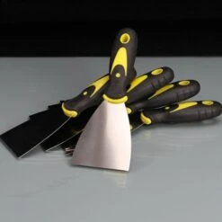 Couteau à Mastic Bicolore En Acier Inoxydable Couteau à Pelle Couteau à Mastic Propre Grattoir Couteau à Truelle (ensemble De 8 Pièces) 6 Couteau à Mastic Bicolore En Acier Inoxydable Couteau à Pelle Couteau à Mastic Propre Grattoir Couteau à Truelle (ensemble De 8 Pièces) -Pas Cher Pro Bricoleur Magasin 94715585 3