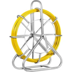 VEVOR 6mmx130M Profit Tranage Extracteur Aiguille Cable Fibre De Verre Tire-Fil