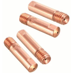 12pcs Poste A Souder Mig Sans Gaz Embouts De Contact De Buse De Soudage 15AK MIG/MAG Support De Connecteur De Gaz 0,8 Mm, Buse Gas Conique, Support Tube De Contact, Consommables De Chalumeau -Pas Cher Pro Bricoleur Magasin 95135320 5