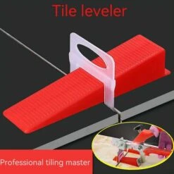 Niveleur Carrelage, Croisillon Carrelage Autonivelant 2mm Croisillon Autonivelant, Pour L'installation De Carreaux De Sol Et Mur (200xCroisillon Carrelage 2mm) - MODOU -Pas Cher Pro Bricoleur Magasin 95442661 4