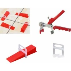 Niveleur Carrelage, Croisillon Carrelage Autonivelant 2mm Croisillon Autonivelant, Pour L'installation De Carreaux De Sol Et Mur (200xCroisillon Carrelage 2mm) - MODOU -Pas Cher Pro Bricoleur Magasin 95442661 5