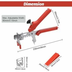 Systeme Nivellement Carrelage Calle De Nivellement Carrelage 300 Pcs Niveleur Entretoises Clip Systeme Autonivelant Carrelage Niveleur Carrelage Niveleur De Ceramique Pour Carreau CéramiqueOutil De Ca
