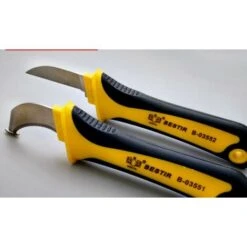 RAINBOW Couteau D'électricien Couteau à Dénuder Câble Delaman Lame En Acier Inoxydable Manche Isolé Couteau à Dénuder Couteau Décapant Outil D'électricien 5 RAINBOW Couteau D'électricien Couteau à Dénuder Câble Delaman Lame En Acier Inoxydable Manche Isolé Couteau à Dénuder Couteau Décapant Outil D'électricien -Pas Cher Pro Bricoleur Magasin 95909233 2