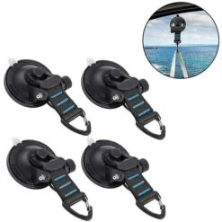 4 Pièces D'ancrage à Ventouse Robuste Avec Crochet De Fixation