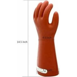 Gants En Caoutchouc Isolé électriques électricien 12kv Haute Tension De Protection De Protection Des Gants De Protection Isolant Pour Femme De Lineman Femme -Pas Cher Pro Bricoleur Magasin 96008792 3