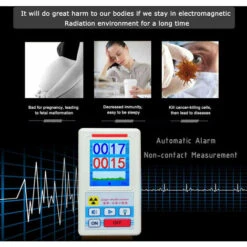 Compteur Geiger Portable Portable Détecteur De Rayonnement Nucléaire Multifonctionnel Dosimètre Personnel Détecteurs De Marbre Testeur De Rayons X Beta Gamma (Jaune) -Pas Cher Pro Bricoleur Magasin 96506463 3