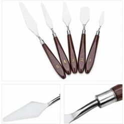 5 Pièces/ensemble De Peinture à L'huile Couteau Peinture Outil Palette Grattoir Palette Palette Peinture à L'huile Outil Accessoires -Pas Cher Pro Bricoleur Magasin 96644132 3