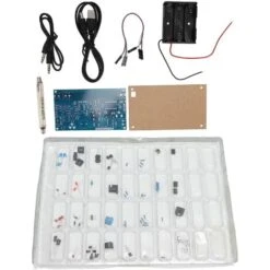 Détecteur De Rayonnement Nucléaire Bricolage, Kit De Compteur Geiger à Poignée Portable Pièces Non Assemblées Sans Soudure Dosimètre De Rayonnement 380V-550V