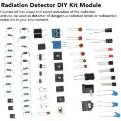 Détecteur De Rayonnement Nucléaire Bricolage, Kit De Compteur Geiger à Poignée Portable Pièces Non Assemblées Sans Soudure Dosimètre De Rayonnement 380V-550V -Pas Cher Pro Bricoleur Magasin 96905858 4