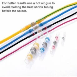 100 Pièces Connecteur à Souder Connecteur Rétractable Connecteur Bout à Bout Connecteur à Sertir Connecteur De Fil KAEJYIUT -Pas Cher Pro Bricoleur Magasin 97013723 3