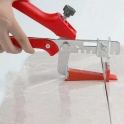 Système De Nivellement De Carrelage, Système De Nivellement De Localisateur De Carrelage Xiuyer, Outil De Nivellement De Carrelage, Pince à Main Rouge -Pas Cher Pro Bricoleur Magasin 97061065 5