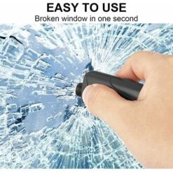 Marteaux De Sécurité Pour Voiture, Marteau De Sécurité Pour Voiture, Brise-vitre De Voiture, Brise-vitre Avec Outil Coupe-ceinture, Pour Ouvrir Les Vitres De La Voiture En Cas D'urgence -Pas Cher Pro Bricoleur Magasin 97061226 5
