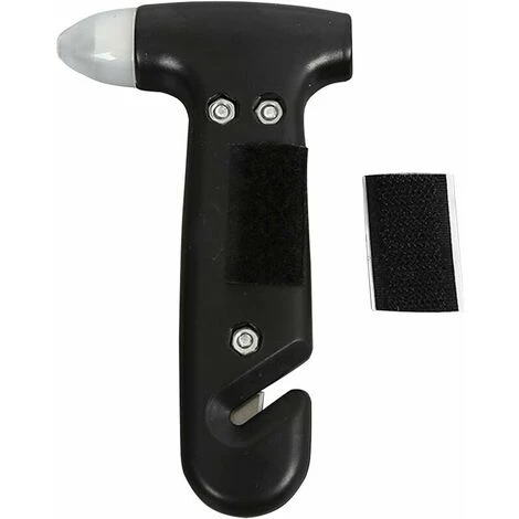 Marteau D'urgence Marteau Brise-vitre Marteau De Sauvetage Marteau De Sauvetage De Voiture Automobile Coupe-ceinture Noir 4 Marteau D'urgence Marteau Brise-vitre Marteau De Sauvetage Marteau De Sauvetage De Voiture Automobile Coupe-ceinture Noir – Image 4