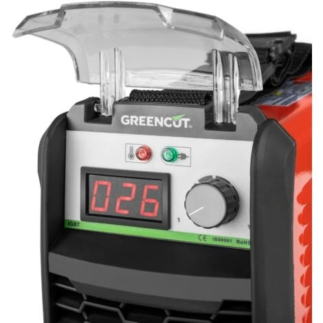 Soudeur DC Inverter, Puissance Entre 25A-200A, Tension 230V, Diamètres Du Fil 1.0 Mm-3.0 Mm - Greencut MMA200 5 Soudeur DC Inverter, Puissance Entre 25A-200A, Tension 230V, Diamètres Du Fil 1.0 Mm-3.0 Mm - Greencut MMA200 – Image 5