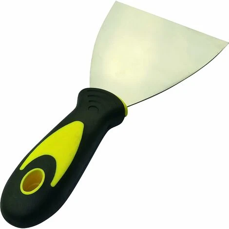 Couteau De Peinture 100mm - Couteau à Mastic/Enduire - Spatule De Maçonnerie - Grattoire Papier Peint - Outil De Plâtrier/Plaquiste/Maçon - Poignée En Plastique Bi-Matière 2 Couteau De Peinture 100mm - Couteau à Mastic/Enduire - Spatule De Maçonnerie - Grattoire Papier Peint - Outil De Plâtrier/Plaquiste/Maçon - Poignée En Plastique Bi-Matière – Image 2