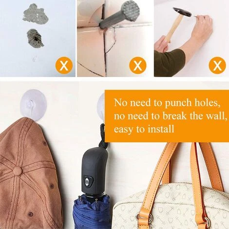 DIYexpert 8 X Ventouse 40 Mm Avec Filetage M4x10mm Avec écrous Moletés Transparent - Made In Germany 4 DIYexpert 8 X Ventouse 40 Mm Avec Filetage M4x10mm Avec écrous Moletés Transparent - Made In Germany – Image 4