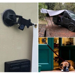 Ancre à Ventouse Robuste, Lot De 4 Ventouses Solides Pour Auvent De Voiture, Bateau, Camping, Salle De Bain, Animal De Compagnie. -Pas Cher Pro Bricoleur Magasin 97828300 4