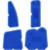 4 Pièces Ensemble D'Outils De Calfeutrage En Silicone Kit Lisseurs De Joints Pour Coulis D'Étanchéité Silicone Finition De Cachetage(Bleu) -