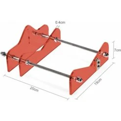 Outil De Coupe De Bouteille En Verre Professionnel,Vin,Bière,Découpeur De Bouteilles En Verre Pour Différentes Tailles Et Formes, Acrylique Et En Métal Matériel (Rouge) -Pas Cher Pro Bricoleur Magasin 98442167 2
