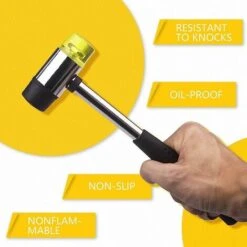 Marteau En Caoutchouc, Maillet En Caoutchouc Avec Double Face Outil Pour Projets De Bricolage, Artisanat, Ébéniste 9 Marteau En Caoutchouc, Maillet En Caoutchouc Avec Double Face Outil Pour Projets De Bricolage, Artisanat, Ébéniste -Pas Cher Pro Bricoleur Magasin 98980549 5