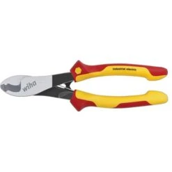Wiha Pince Coupe-câbles Industrial Electric Avec Ressort D'ouverture Activable Et Désactivable (43663) 210 Mm